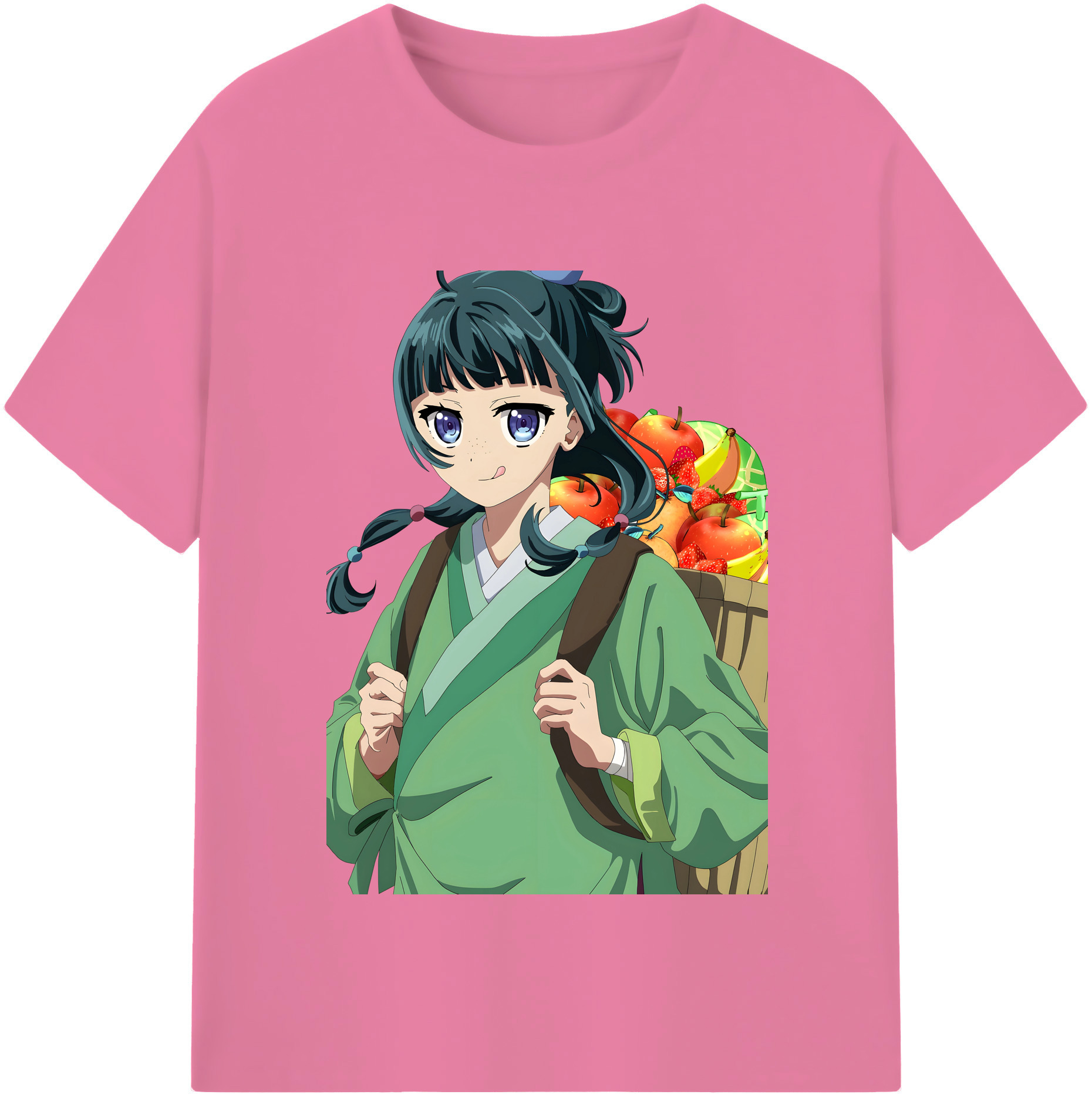（画像用） 薬屋のひとりごと The Apothecary Diaries 綿100％半袖Tシャツ（フロントプリント）